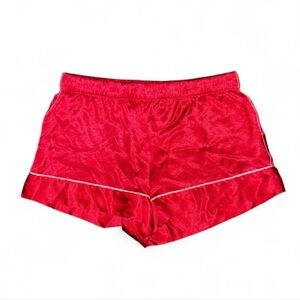 Victoria’s Secret Vintage Polka Dot Red Satin Shorts